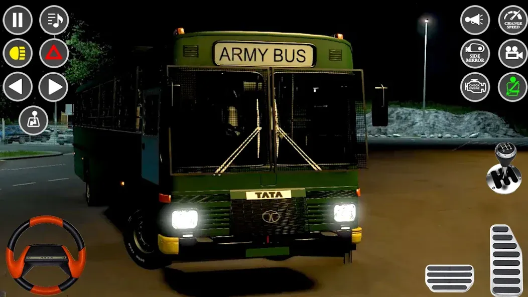 Взломанная US Military Coach Simulator 3D  [МОД Mega Pack] — последняя версия apk на Андроид screen 1