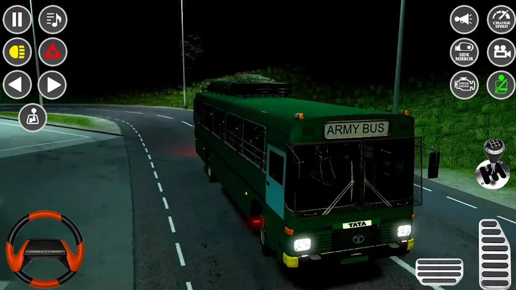 Взломанная US Military Coach Simulator 3D  [МОД Mega Pack] — последняя версия apk на Андроид screen 5