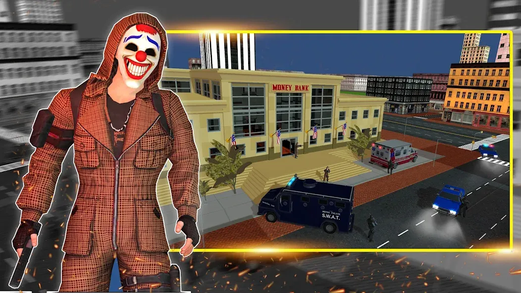 Взломанная Real Sneak Thief Simulator 3D  [МОД Unlocked] — последняя версия apk на Андроид screen 1