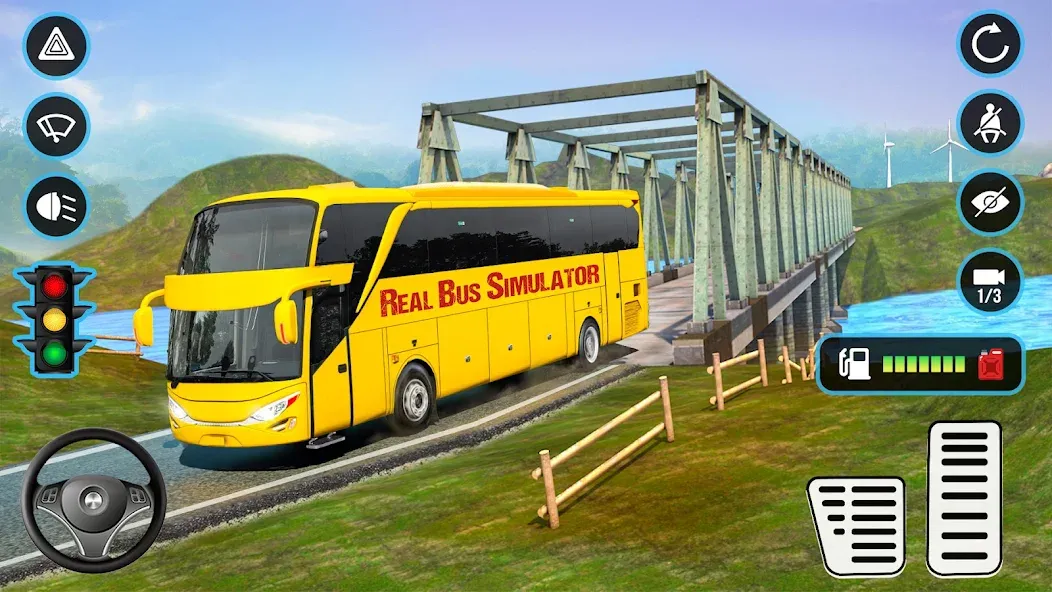 Скачать взломанную Real Bus Simulator: WW BusTour (Риал Бас Симулятор)  [МОД Unlimited Money] — последняя версия apk на Андроид screen 2