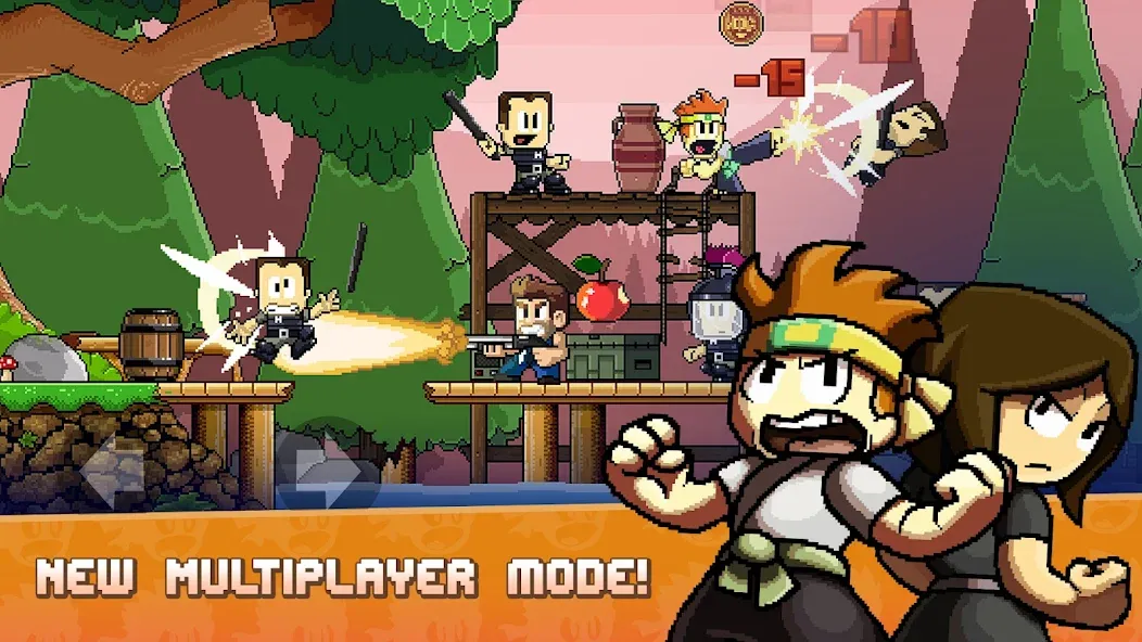 Скачать взлом Dan the Man: Action Platformer (Дэн зе Мэн)  [МОД Mega Pack] — последняя версия apk на Андроид screen 4