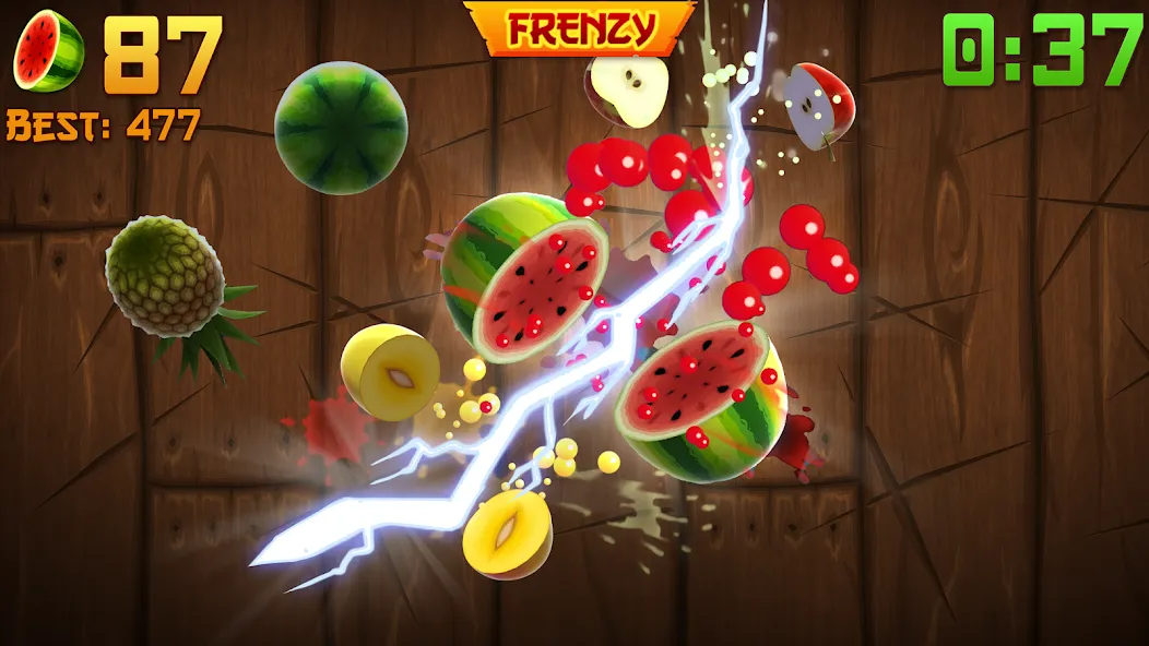 Взломанная Fruit Ninja® (Фрут Ниндзя)  [МОД Mega Pack] — полная версия apk на Андроид screen 1