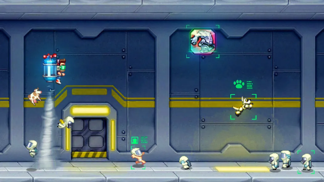 Скачать взломанную Jetpack Joyride (Джетпак Джойрайд)  [МОД Много монет] — полная версия apk на Андроид screen 3