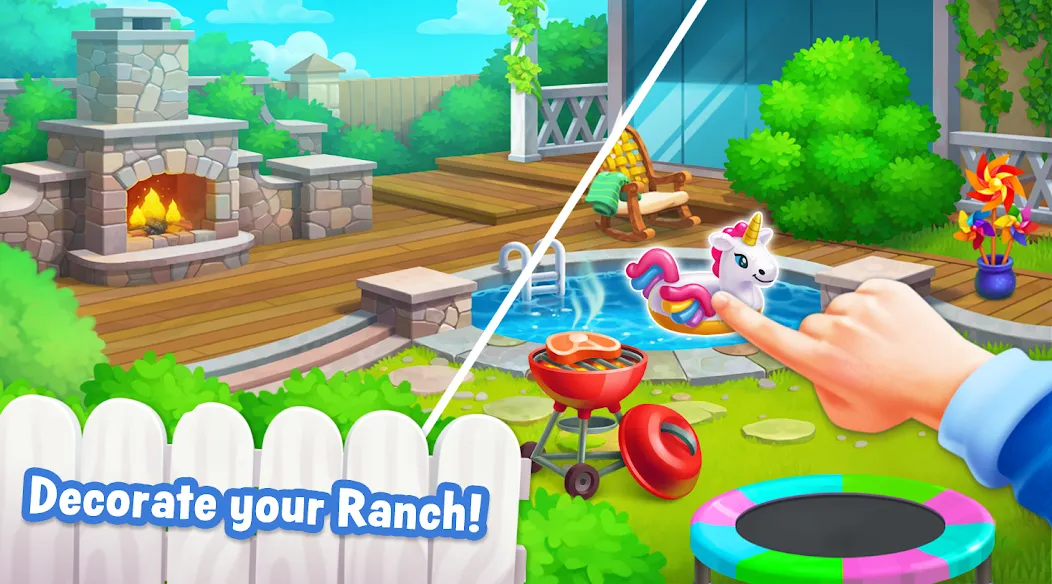 Скачать взлом Ranch Adventures: Amazing Matc  [МОД Много монет] — последняя версия apk на Андроид screen 1