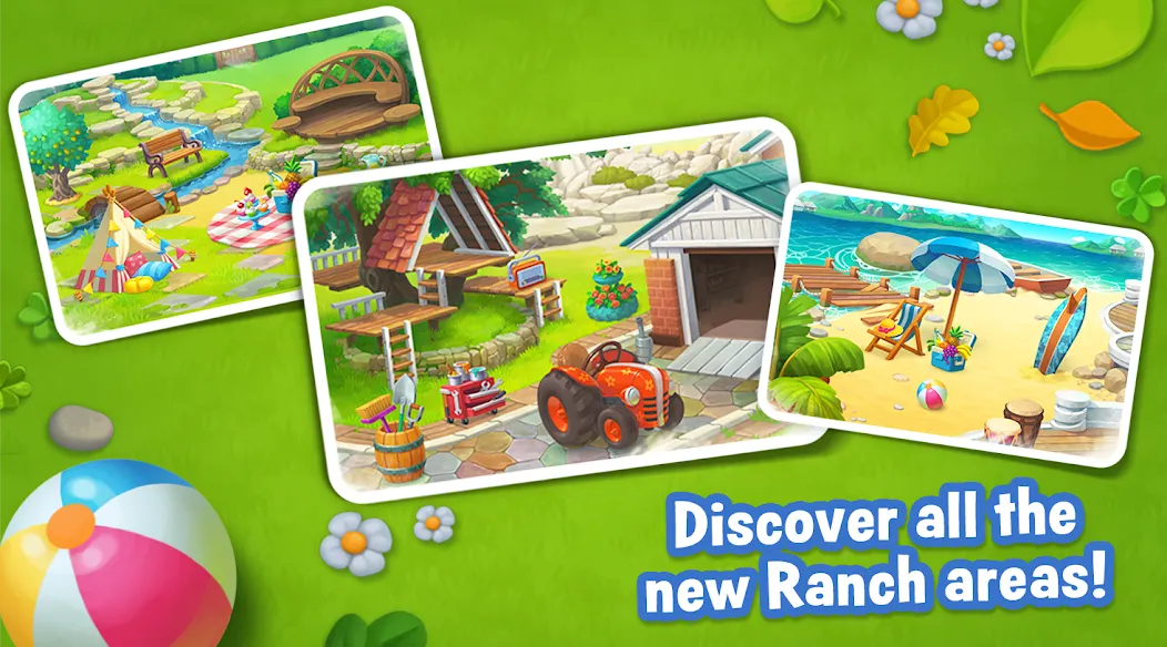 Скачать взлом Ranch Adventures: Amazing Matc  [МОД Много монет] — последняя версия apk на Андроид screen 2