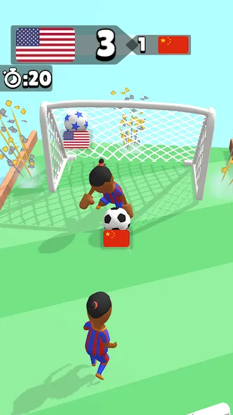 Скачать взлом Soccer Dash (окер Даш)  [МОД Бесконечные монеты] — последняя версия apk на Андроид screen 3