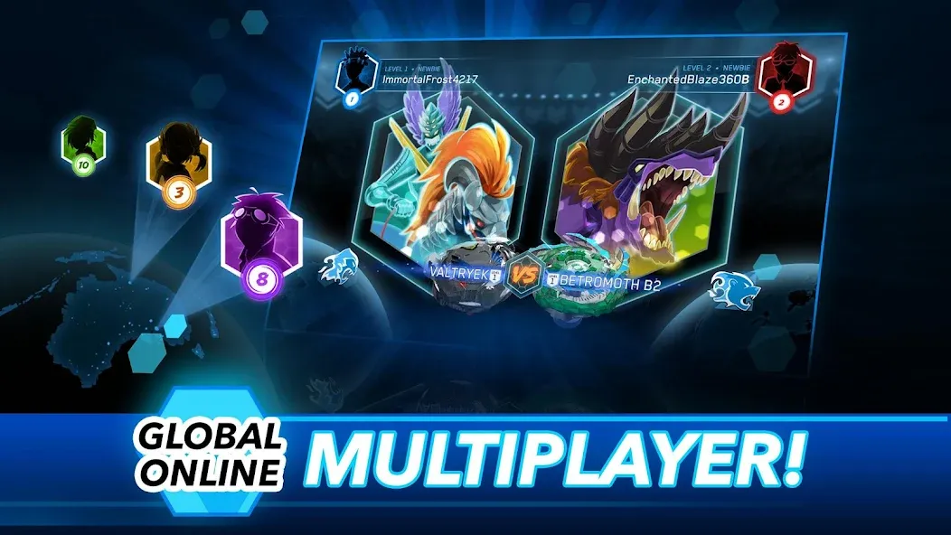 Скачать взломанную BEYBLADE BURST app (Бейблейд Брст приложение)  [МОД Mega Pack] — полная версия apk на Андроид screen 3