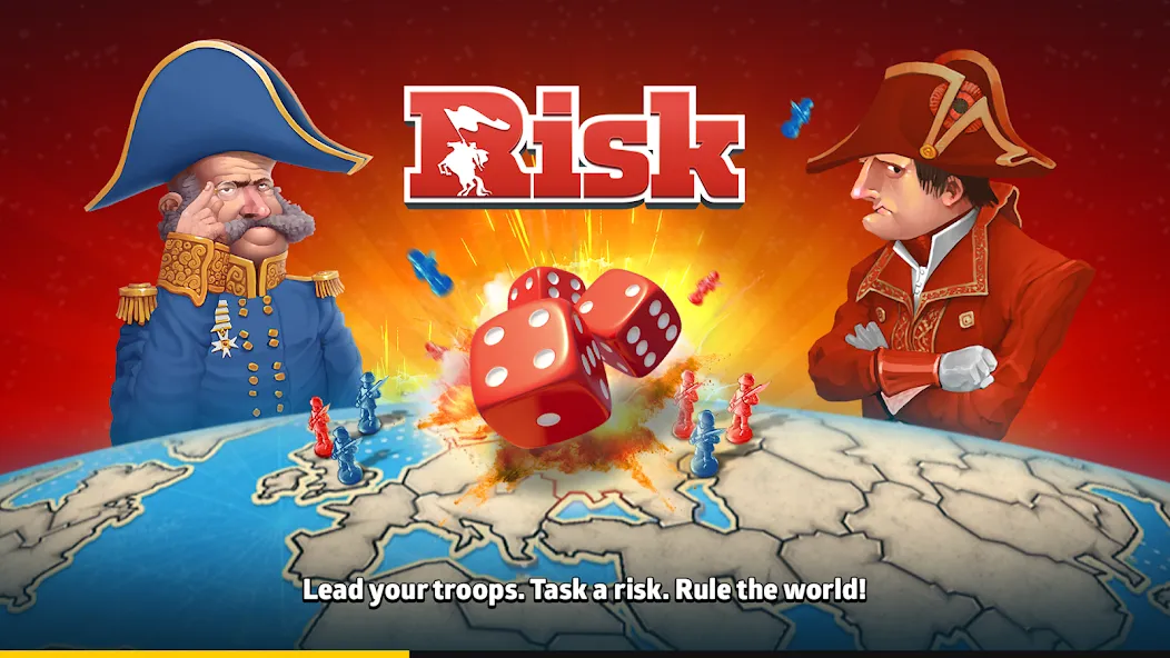 Скачать взлом RISK: Global Domination (РИСК)  [МОД Mega Pack] — полная версия apk на Андроид screen 1