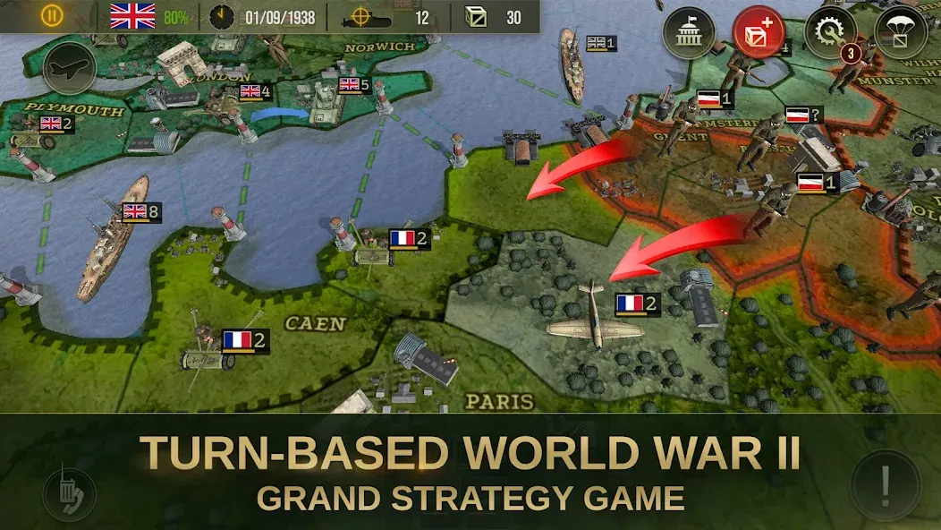 Скачать взлом Strategy&Tactics 2: WWII  [МОД Mega Pack] — стабильная версия apk на Андроид screen 1