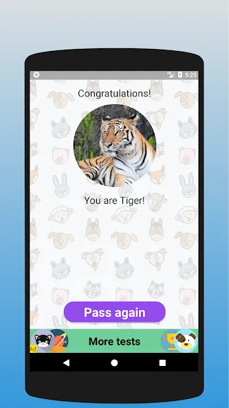 Взломанная What animal are you? Test  [МОД Menu] — стабильная версия apk на Андроид screen 4