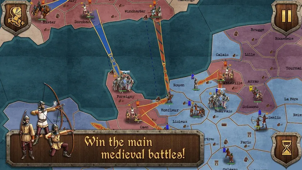 Скачать взломанную S&T: Medieval Wars  [МОД Много монет] — полная версия apk на Андроид screen 1