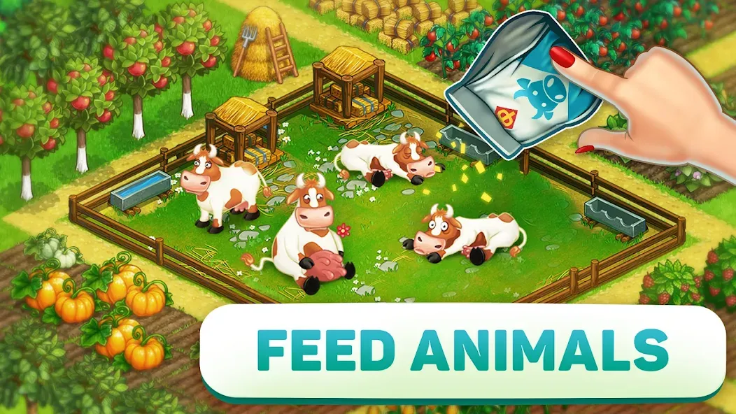 Скачать взлом Superfarmers: Superhero Farm  [МОД Mega Pack] — последняя версия apk на Андроид screen 2