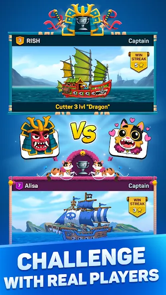 Скачать взлом Pirates & Puzzles：Ship Battles  [МОД Menu] — полная версия apk на Андроид screen 4