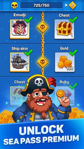 Скачать взлом Pirates & Puzzles：Ship Battles  [МОД Menu] — полная версия apk на Андроид screen 5