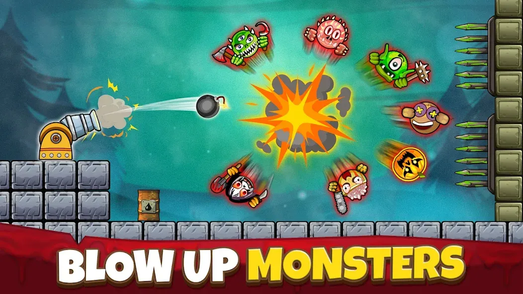 Взломанная Crush the Monsters：Foul Puzzle  [МОД Все открыто] — полная версия apk на Андроид screen 1