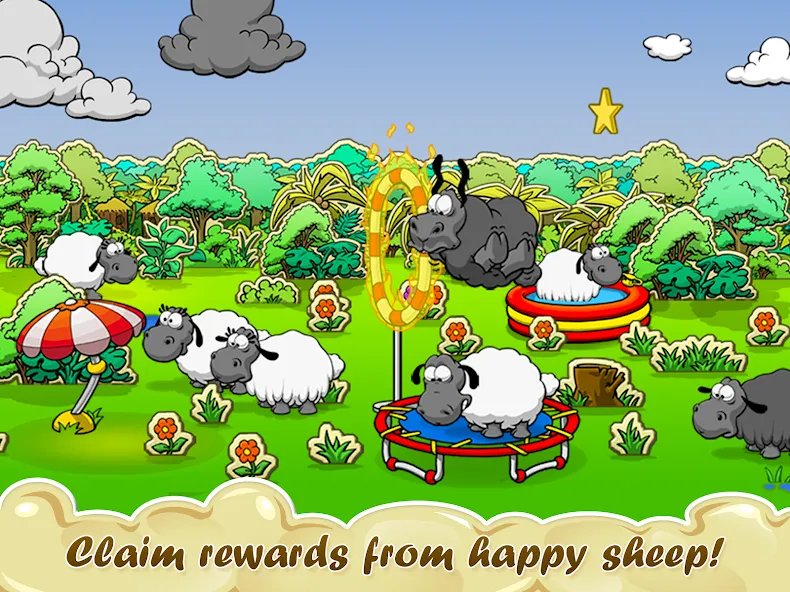 Взлом Clouds & Sheep  [МОД Все открыто] — стабильная версия apk на Андроид screen 2