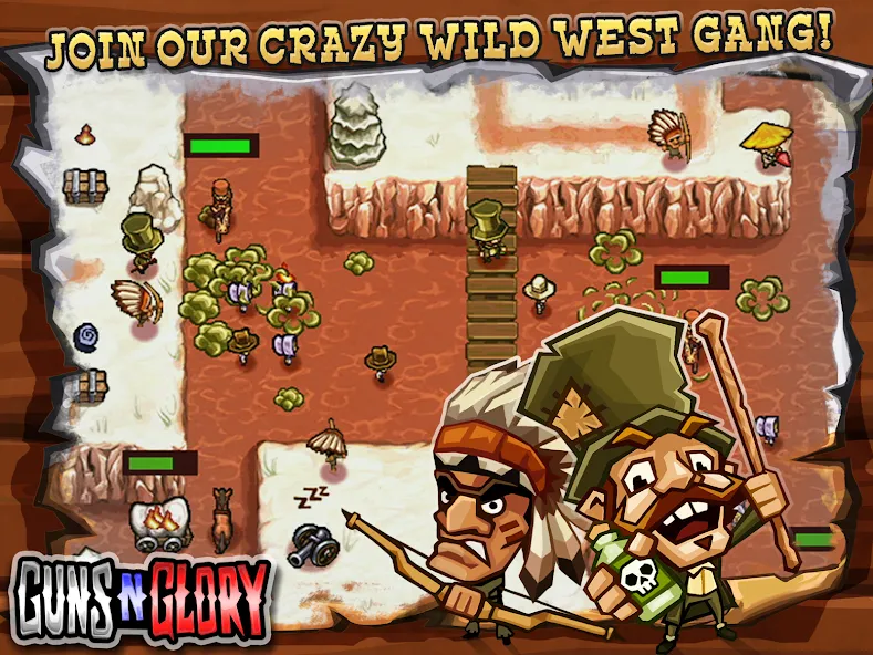 Скачать взломанную Guns'n'Glory  [МОД Много денег] — полная версия apk на Андроид screen 2