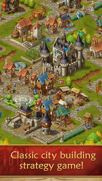 Взлом Townsmen  [МОД Unlimited Money] — последняя версия apk на Андроид screen 1