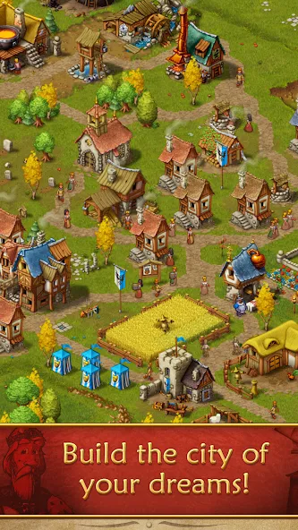 Взлом Townsmen  [МОД Unlimited Money] — последняя версия apk на Андроид screen 2