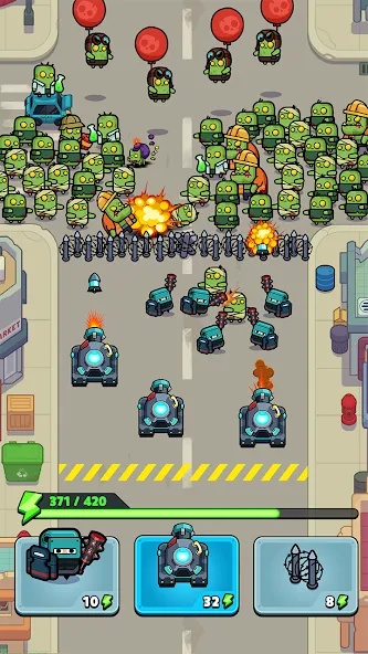 Взломанная Police vs Zombie: Zombie City (Полиция против зомби)  [МОД Menu] — полная версия apk на Андроид screen 1