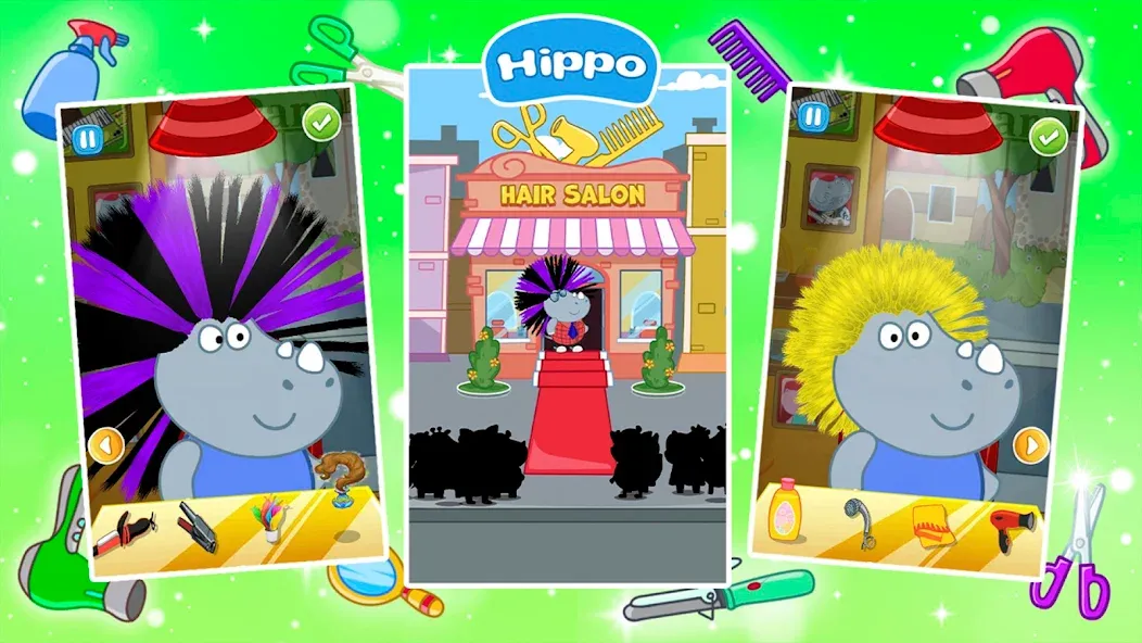 Скачать взлом Hair Salon: Fashion Games  [МОД Menu] — стабильная версия apk на Андроид screen 3