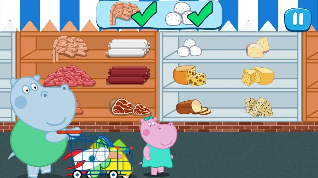 Взлом Kids Supermarket: Shopping  [МОД Menu] — последняя версия apk на Андроид screen 3