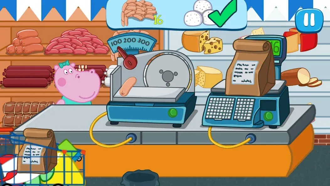 Взлом Kids Supermarket: Shopping  [МОД Menu] — последняя версия apk на Андроид screen 4