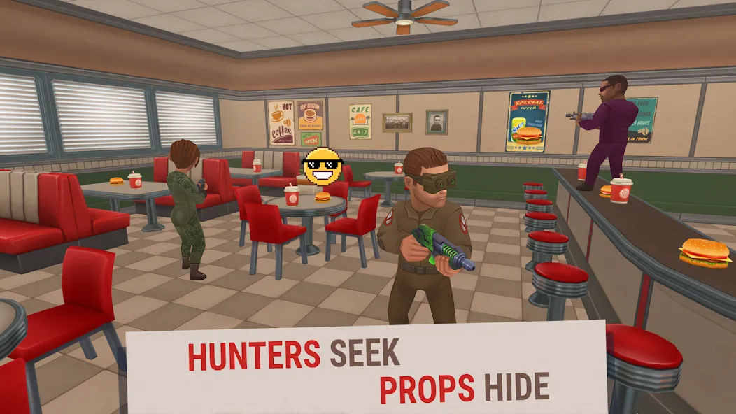 Взлом Hide Online — Hunters vs Props (Хайд Онлайн)  [МОД Много денег] — стабильная версия apk на Андроид screen 2