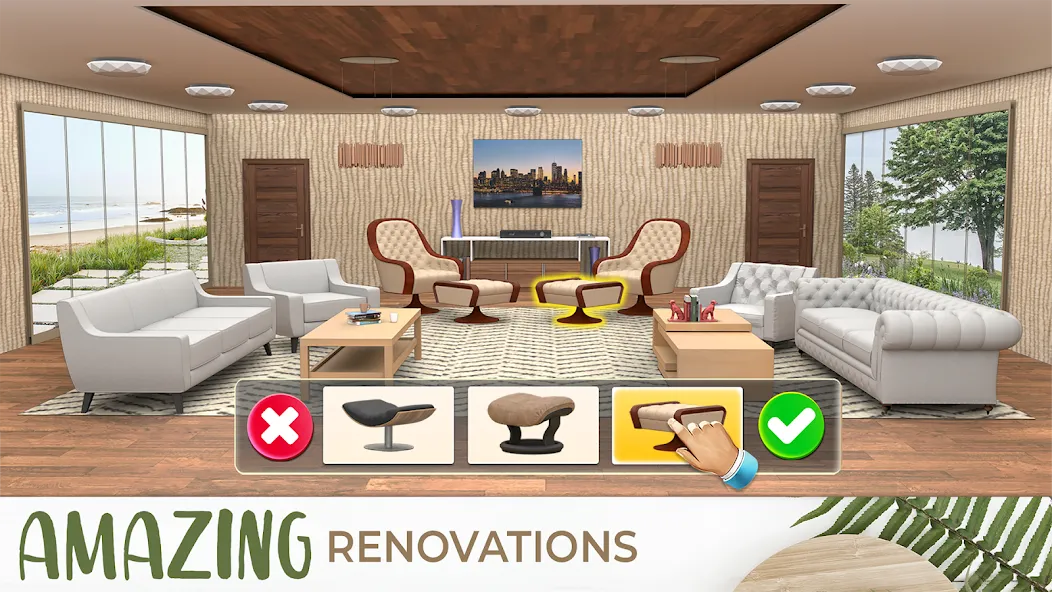 Взломанная My Home Makeover Design: Games (Мой дизайн ремонта дома)  [МОД Много денег] — последняя версия apk на Андроид screen 4