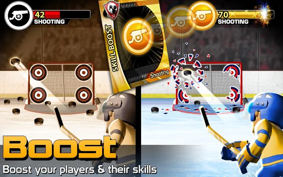 Скачать взломанную BIG WIN Hockey (БИГ ВИН Хоккей)  [МОД Меню] — последняя версия apk на Андроид screen 2