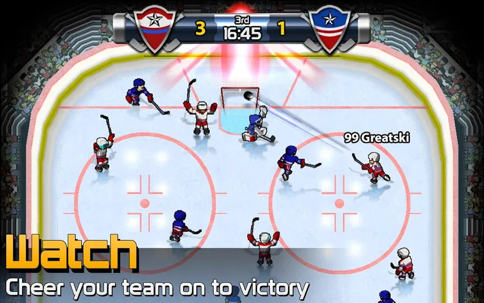 Скачать взломанную BIG WIN Hockey (БИГ ВИН Хоккей)  [МОД Меню] — последняя версия apk на Андроид screen 3