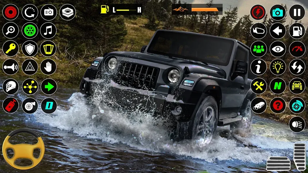 Скачать взломанную Offroad SUV: 4×4 Driving Game. (Оффроуд внедорожник)  [МОД Unlocked] — стабильная версия apk на Андроид screen 1