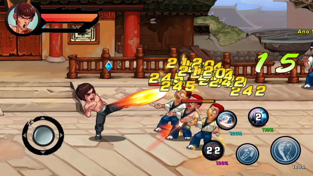 Скачать взломанную Kung Fu Attack: Final Fight (Кунгфу Атака)  [МОД Меню] — полная версия apk на Андроид screen 1