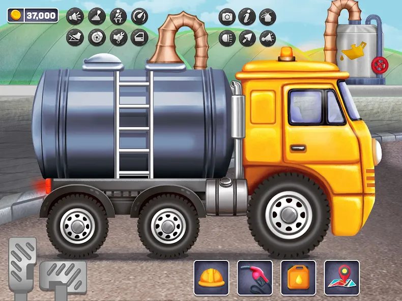 Скачать взлом Oil Tanker Truck Games  [МОД Много монет] — полная версия apk на Андроид screen 5