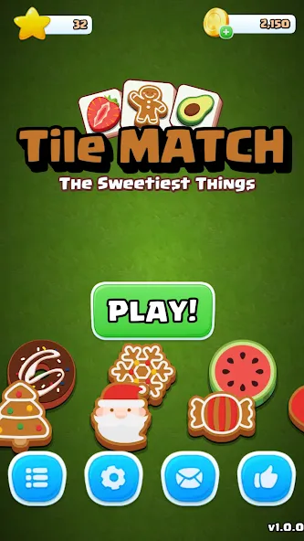 Взлом Tile Match Sweet -Triple Match  [МОД Mega Pack] — полная версия apk на Андроид screen 4