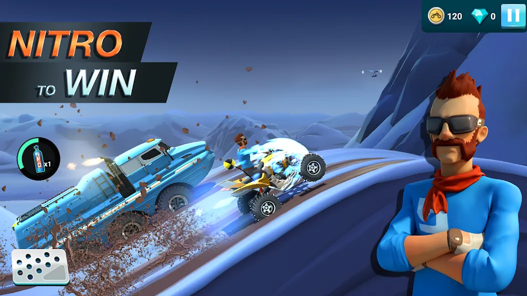 Взломанная MMX Hill Dash 2 – Offroad Truc (ММХ Хилл Даш 2)  [МОД Все открыто] — последняя версия apk на Андроид screen 3