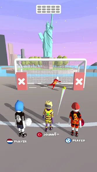 Скачать взлом Goal Party — Soccer Freekick (Гоал Парти)  [МОД Mega Pack] — последняя версия apk на Андроид screen 2