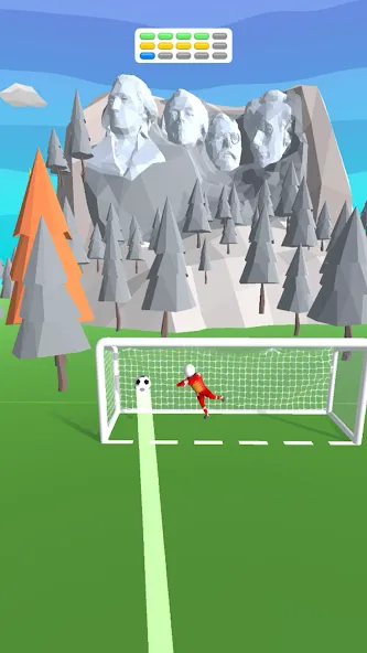 Скачать взлом Goal Party — Soccer Freekick (Гоал Парти)  [МОД Mega Pack] — последняя версия apk на Андроид screen 5