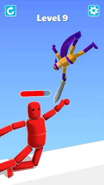 Взлом Ragdoll ninja: Imposter hero (Рагдолл Ниндзя)  [МОД Меню] — полная версия apk на Андроид screen 1