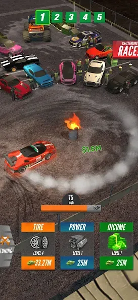 Взлом Drift 2 Drag (Дрифт 2 Дрэг)  [МОД Меню] — последняя версия apk на Андроид screen 2