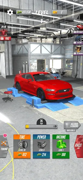 Взлом Dyno 2 Race — Car Tuning (Дино 2 Гонка)  [МОД Бесконечные монеты] — последняя версия apk на Андроид screen 4