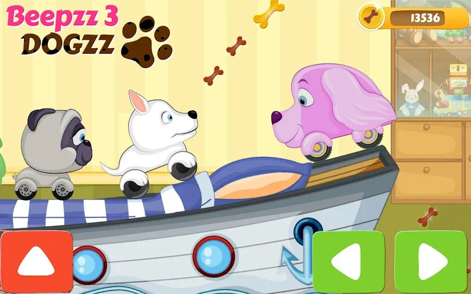 Взлом Racing games for kids — Dogs  [МОД Много денег] — последняя версия apk на Андроид screen 1