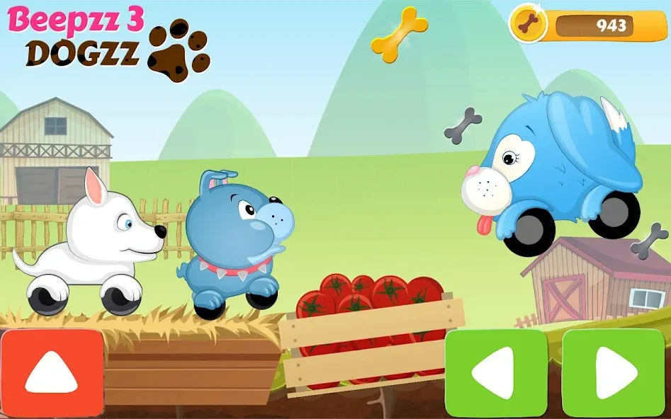 Взлом Racing games for kids — Dogs  [МОД Много денег] — последняя версия apk на Андроид screen 2