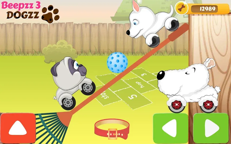 Взлом Racing games for kids — Dogs  [МОД Много денег] — последняя версия apk на Андроид screen 4