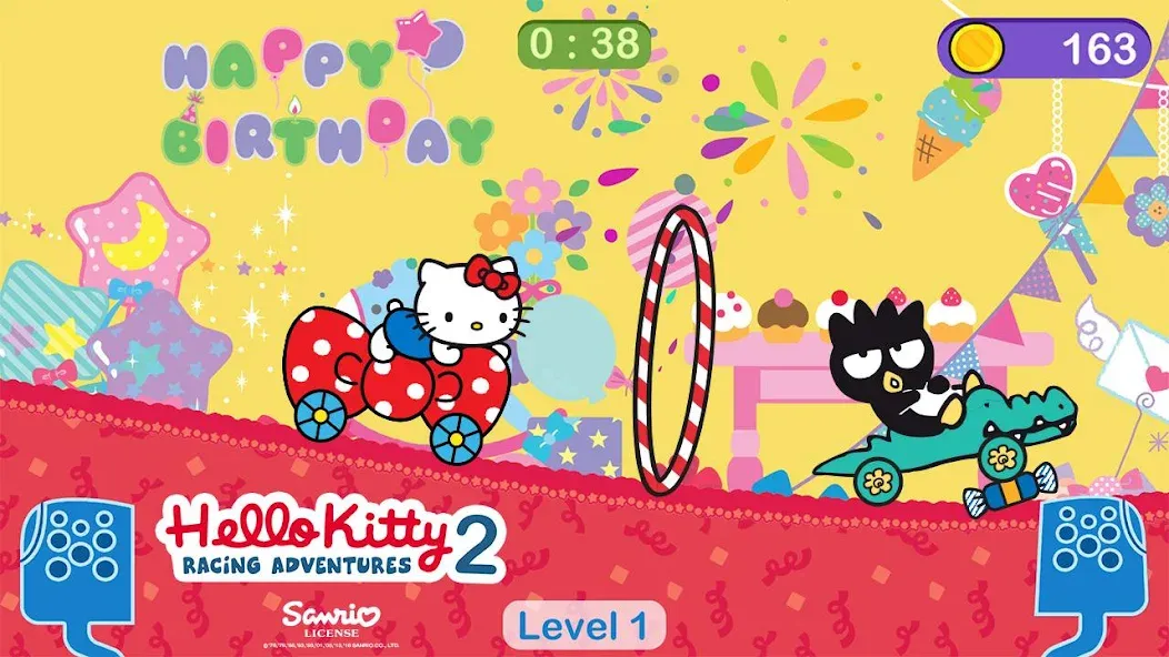 Скачать взлом Hello Kitty games — car game  [МОД Unlimited Money] — стабильная версия apk на Андроид screen 1