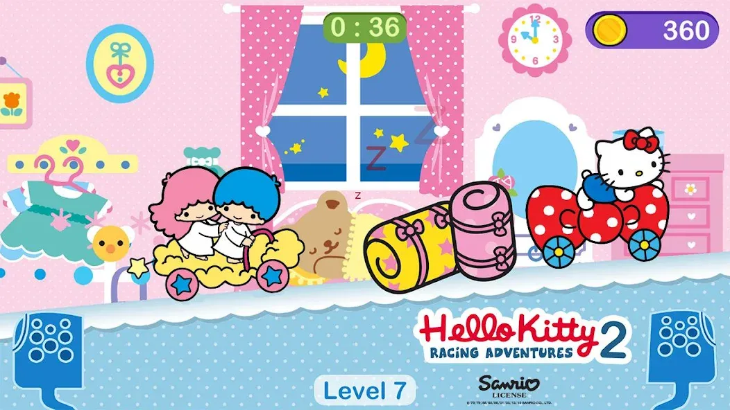 Скачать взлом Hello Kitty games — car game  [МОД Unlimited Money] — стабильная версия apk на Андроид screen 4