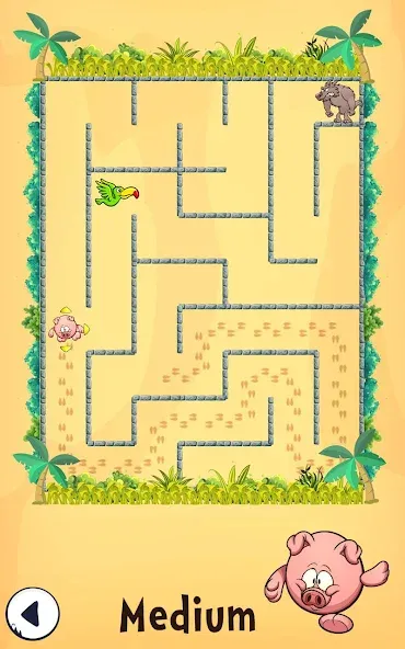 Скачать взломанную Maze game — Kids puzzle games  [МОД Mega Pack] — стабильная версия apk на Андроид screen 1