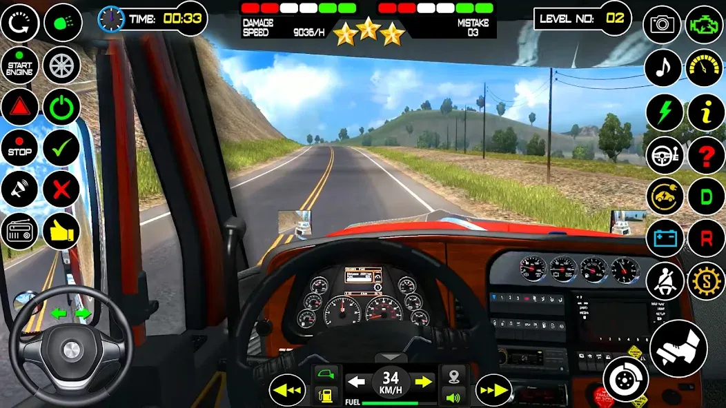 Взломанная US Truck Driving Cargo Game 3D (Американский грузовик водителя)  [МОД Бесконечные монеты] — стабильная версия apk на Андроид screen 4