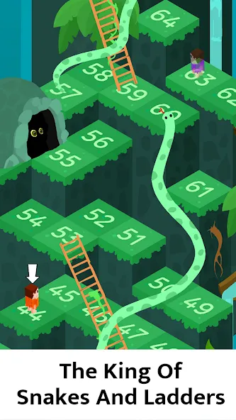 Взломанная Snakes and Ladders Board Games  [МОД Menu] — последняя версия apk на Андроид screen 1