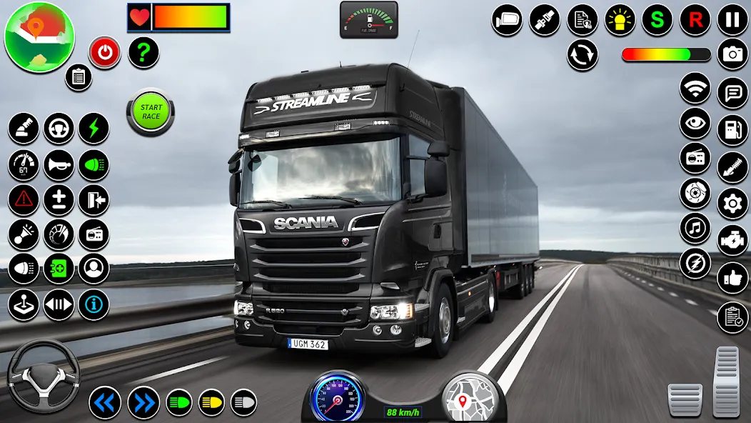 Взлом Indian Truck Heavy Cargo Duty  [МОД Menu] — последняя версия apk на Андроид screen 1